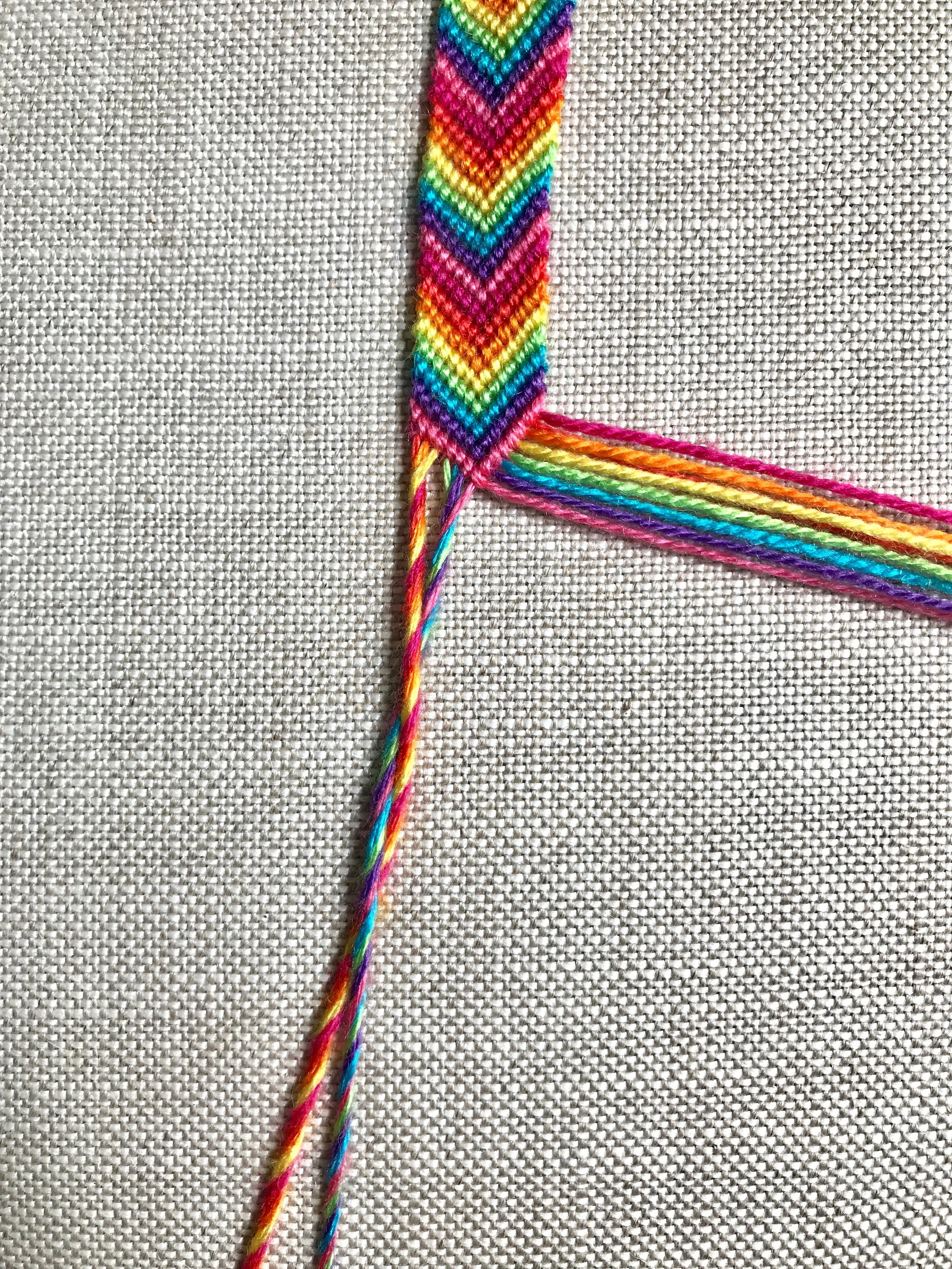 Chevron bracelet with 2 hotsell colors